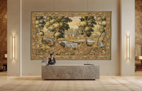 Verdure Chantilly Loom Woven Tapestry - 270 x 386 cm (8'11