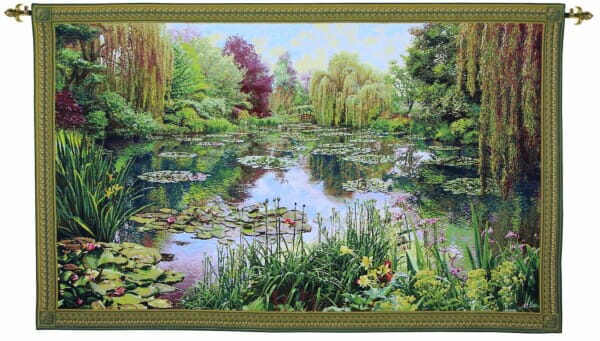 Lake Giverny Loom Woven Tapestry - 200 x 335 cm (6'7