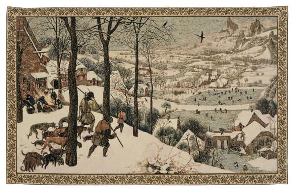 Brueghel Winter Landscape Loom Woven Tapestry - 66 x 106 cm (2'2