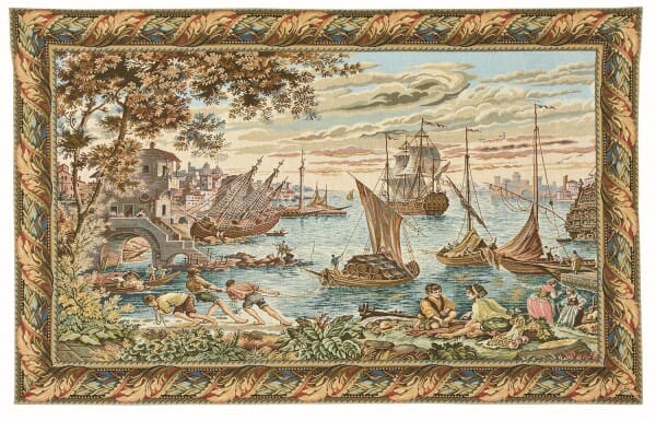 Return to the Port Loom Woven Tapestry - 2 Sizes Available