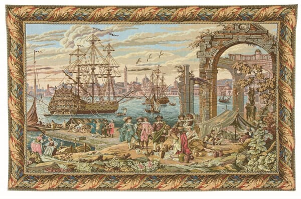 The Galleon Loom Woven Tapestry - 175 x 242 cm (5'9