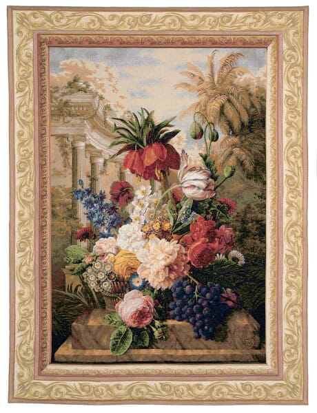 Bouquet Exotique Loom Woven Tapestry - 2 Sizes Available