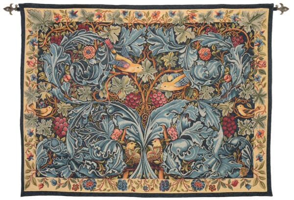 Vine & Acanthus Loom Woven Tapestry - 175 x 264 cm (5'9