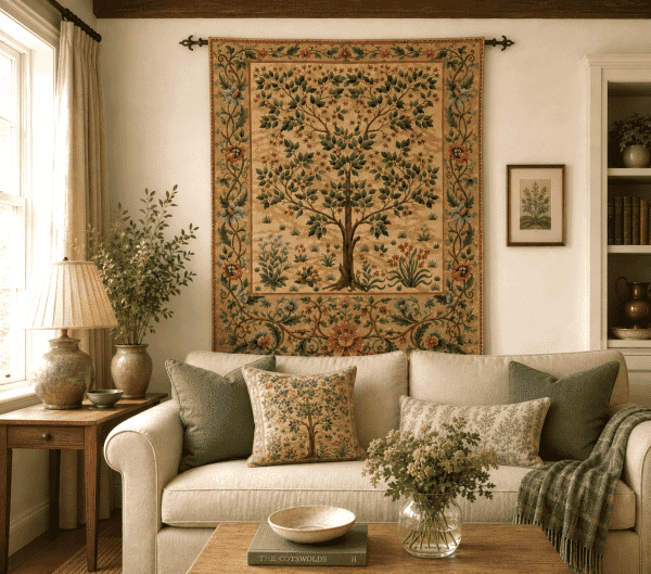 Tree of Life - Light Loom Woven Tapestry - 4 Sizes Available