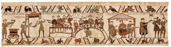 Bayeux - Norman Feast Loom Woven Tapestry - 43 x 165 cm (1'5