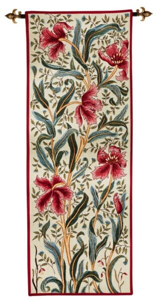 Tulip Hanging Loom Woven Tapestry - 125 x 46 cm (4'1