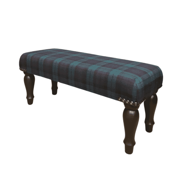 Scottish Tartan Wool Narrow Stool