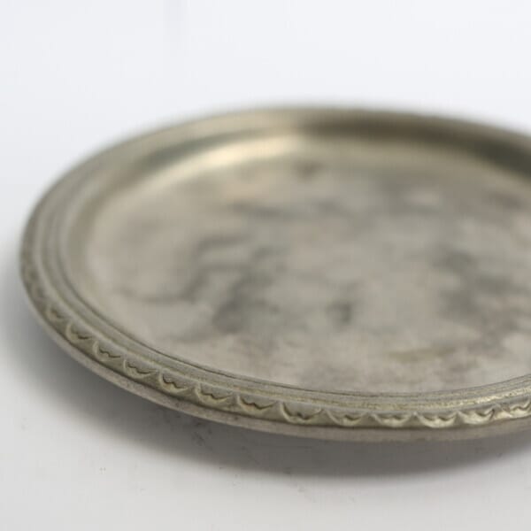 Engraved Pewter Coaster - Approx. H.1 x Dia.12 cm - Last Piece Remaining!