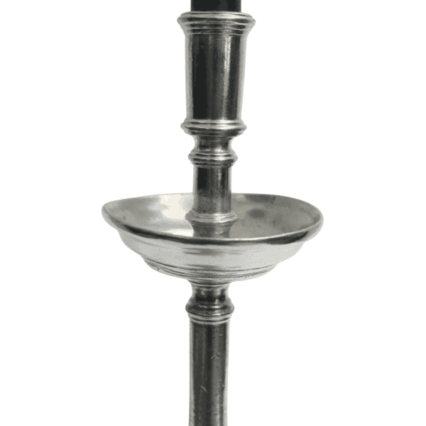 Pewter Candlestick Holder - Approx. H.31 x W.14 cm - Last Piece Remaining!