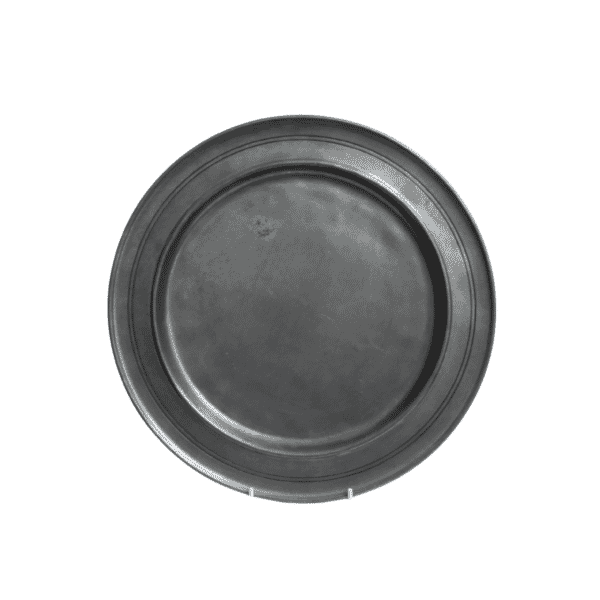 Decorative Pewter Plate - Approx. H.1 x Dia.31 cm - Last Piece Remaining!