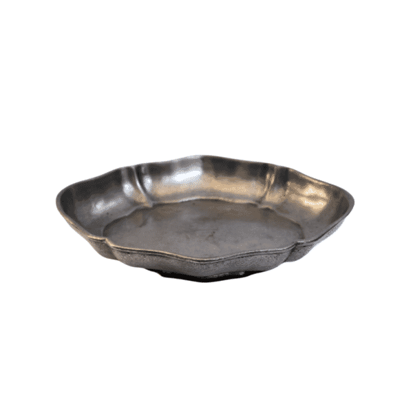 Decorative Pewter Dish - Approx. H.5 x W.27 x D.21 cm - Last Piece Remaining!