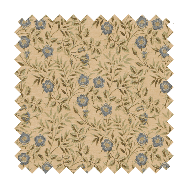 Pimpernel Blue Tapestry Fabric