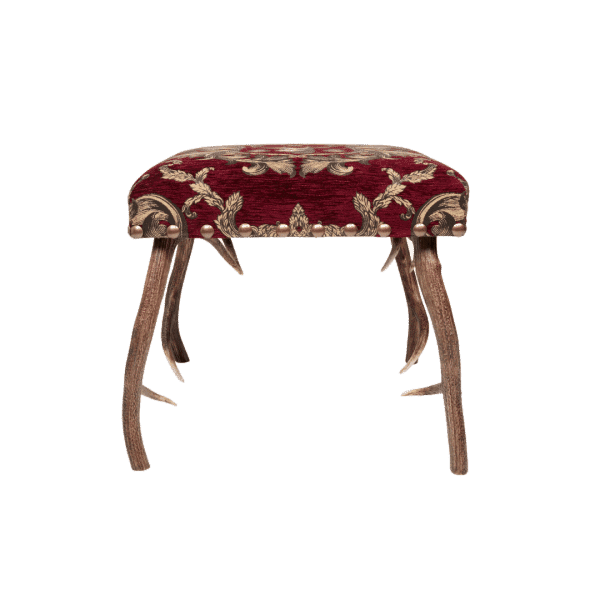 Regal Stag Red Antler Stool