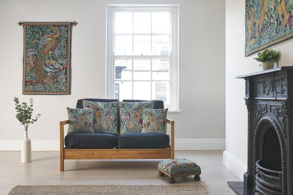 The Peacock Loom Woven Tapestry - 2 Sizes Available