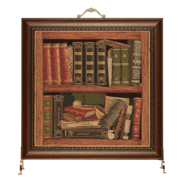 Library Tapestry Firescreen