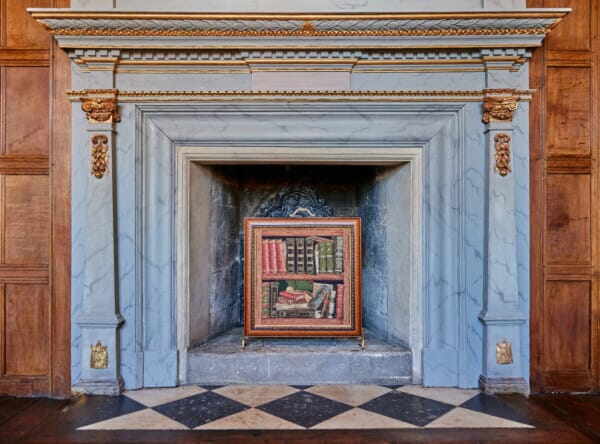 Library Tapestry Firescreen