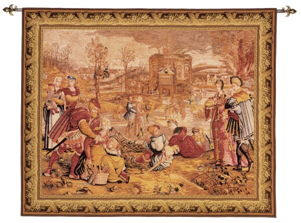 Decembre Silkscreen Tapestry - 2 Sizes Available