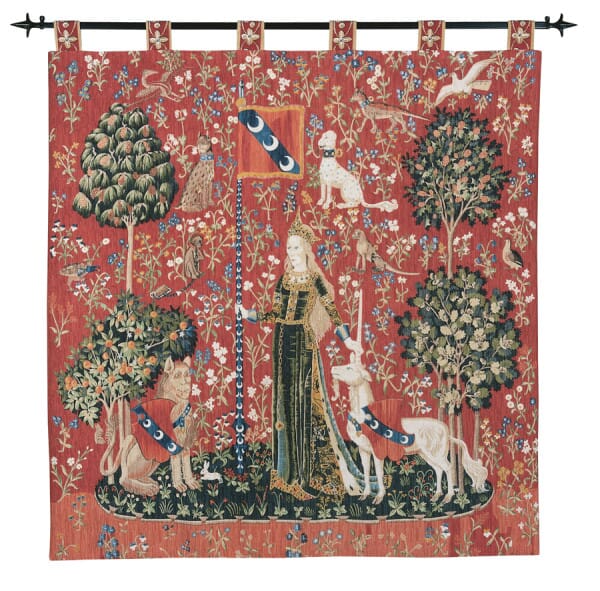 Lady with the Unicorn - Touch Silkscreen Tapestry - With or Without Loops