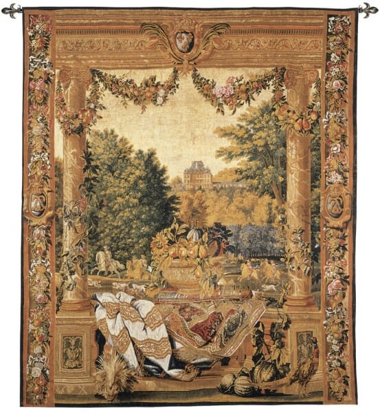 Chateau de Versailles Silkscreen Tapestry - 173 x 147 cm (5'8