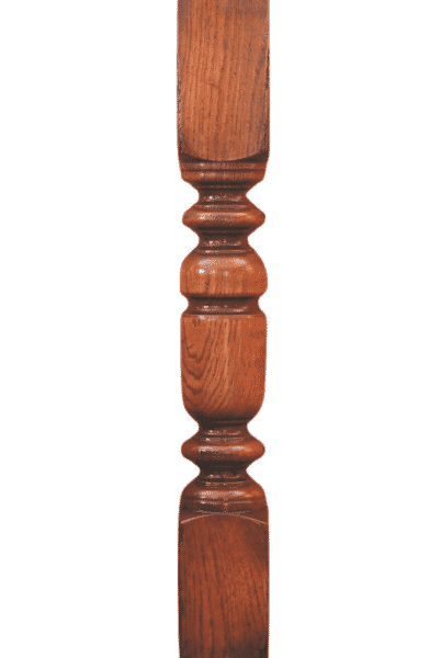 Hand-Carved Oak Refectory Table  with S-Curve Rails - 10'0