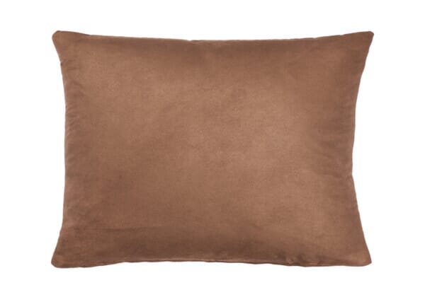 Equestrian Club Brown Tapestry Cushion with Faux Suede Back- 33x46cm (15