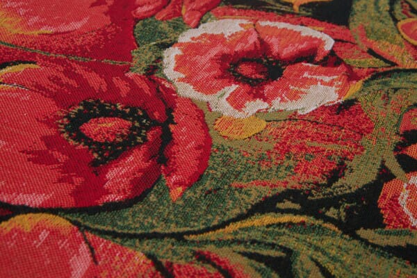 Summer Poppies Tapestry Fabric