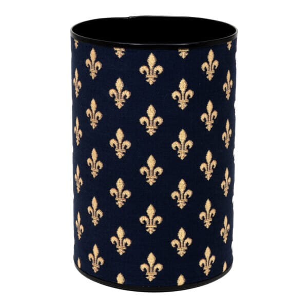 Fleur de Lys - Blue Tapestry Waste Bin