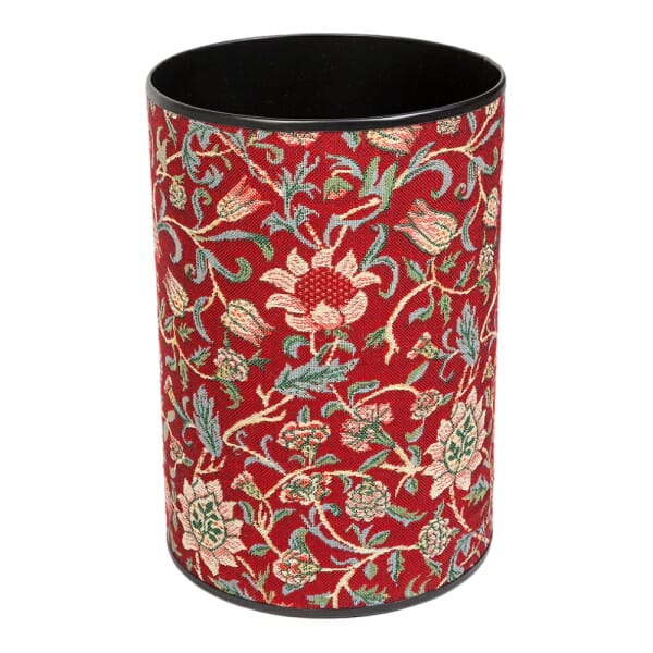 Evenlode Red Tapestry Waste Bin