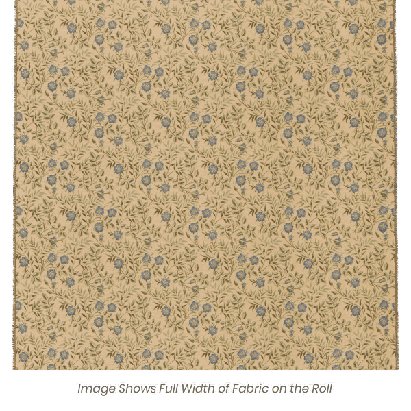 Pimpernel Blue Tapestry Fabric