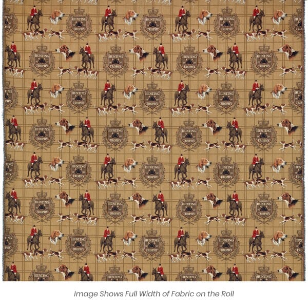 Hunting Trophy Tapestry Fabric