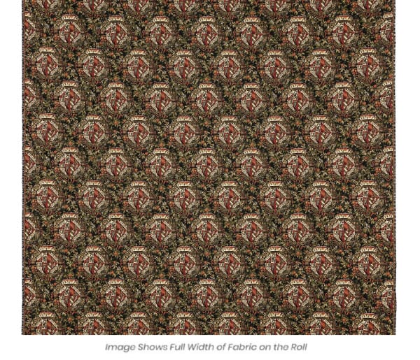 Mille-Fleurs Armorials Tapestry Fabric