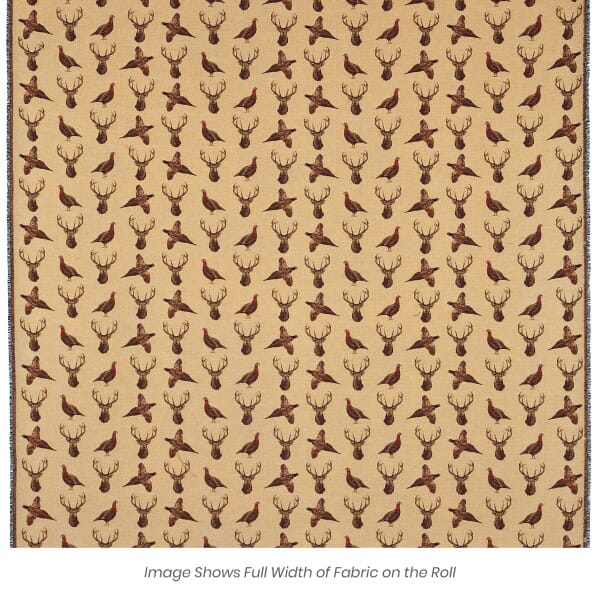 Highland Beige Tapestry Fabric