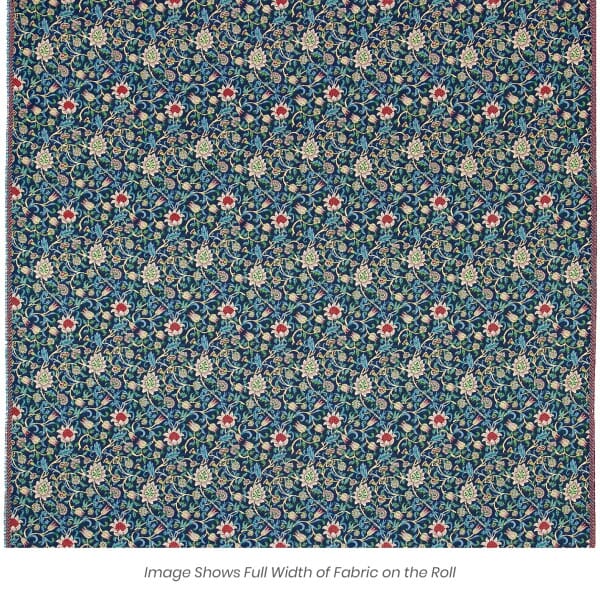 Evenlode Flowers - Blue Tapestry Fabric