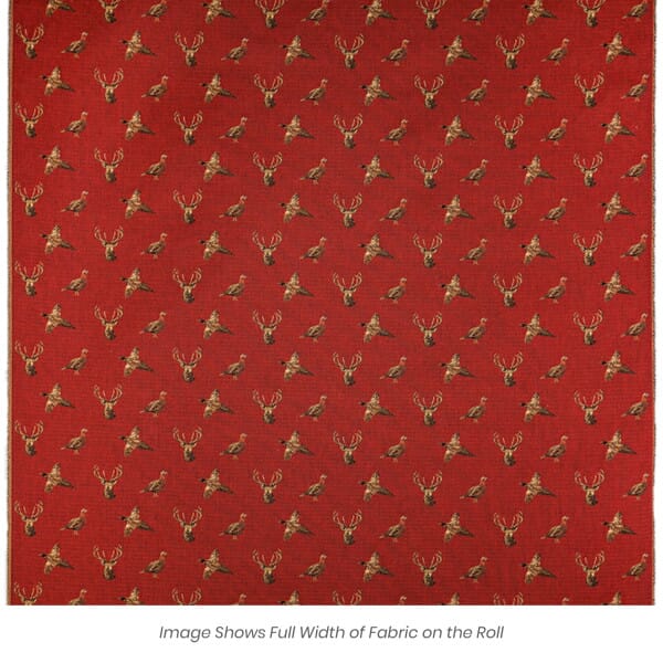Highland Claret Tapestry Fabric