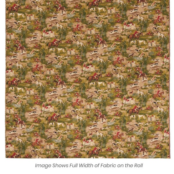 Horses & Hounds Tapestry Fabric