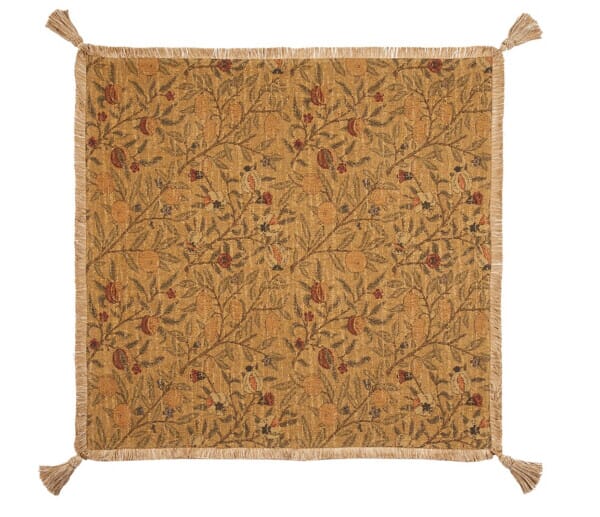 Morris - Pomegranate Tapestry Throw - 140 x 140cm (55