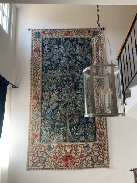Morris Garden – Grande Loom Woven Tapestry - 305 x 165 cm (10’0” x 5’4”) - Requires Rod Size 5