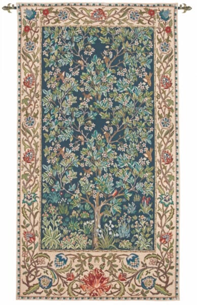 Morris Garden – Grande Loom Woven Tapestry - 305 x 165 cm (10’0” x 5’4”) - Requires Rod Size 5