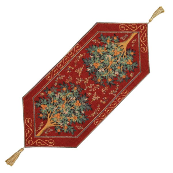 Medieval Trees Tapestry Table Runner - 82x35cm (32