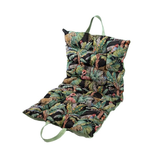 Tropical Woven Outdoor Folding Carry Cushion - 50 x 100 cm (20