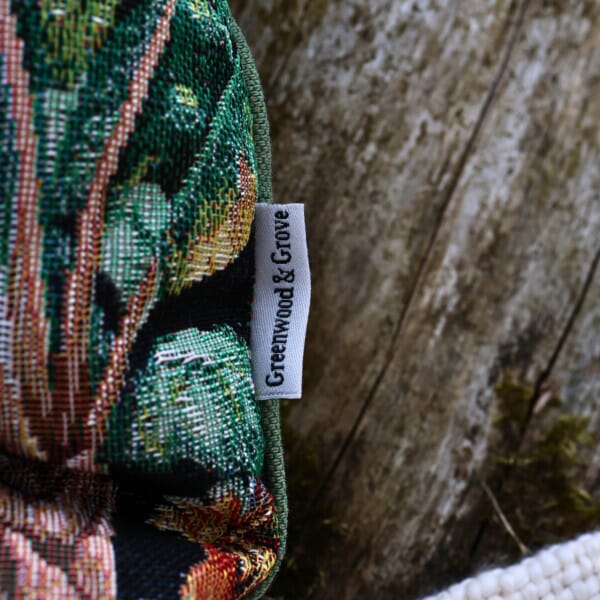Tropical Woven Outdoor Folding Carry Cushion - 50 x 100 cm (20