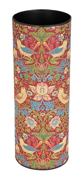 Strawberry Thief Red Tapestry Umbrella Stand