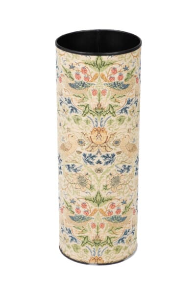 Strawberry Thief Natural Tapestry Umbrella Stand
