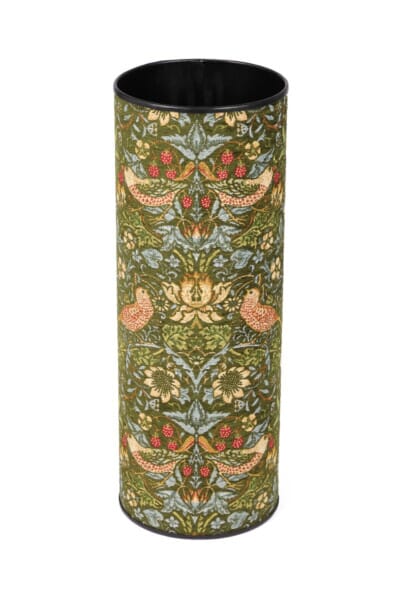Strawberry Thief Green Tapestry Umbrella Stand