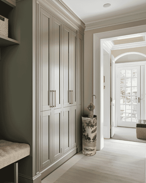 English Hunt Tapestry Umbrella Stand