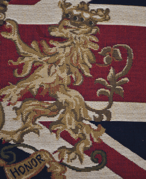 Union Jack Crest Large Tapestry Cushion - 45x70cm (18”x27”)