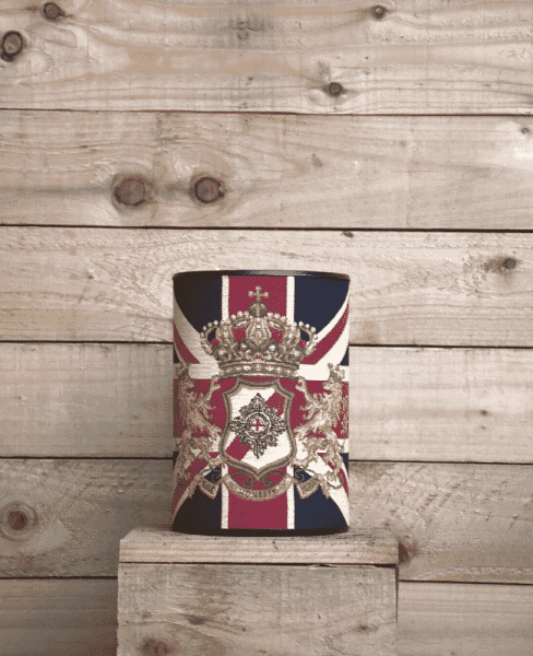 Union Jack Crest Tapestry Waste Bin