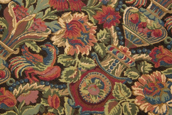 Vase & Birds Tapestry Fabric