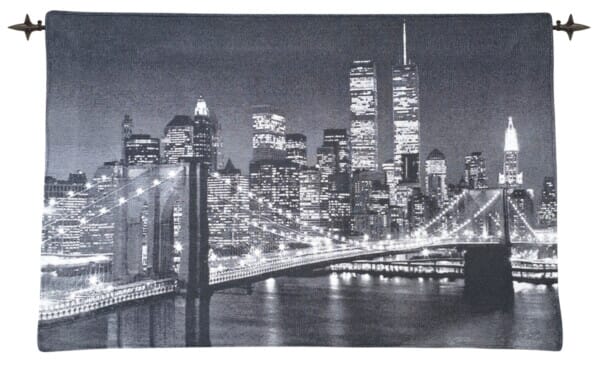 Brooklyn Bridge Loom Woven Tapestry - 60 x 90 cm (2'0