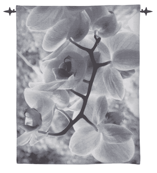 Orchid Loom Woven Tapestry - 92 x 71 cm (3'0